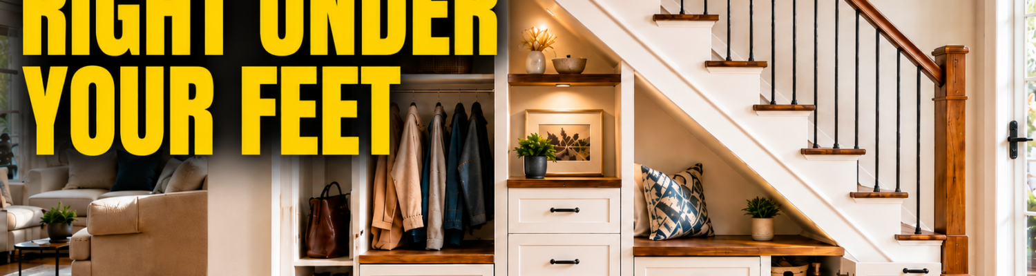 extra space under the stairs home improvement ideas irvine tony babarino listing agent orange county ca.